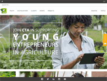 Tablet Screenshot of cta.int